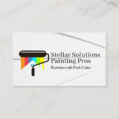 Logo der Farbwalze | Generalunternehmer Visitenkarte (Vorderseite)