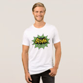 Logo der Fernsehserie Batman Classic Tri-Blend Shirt (Vorderseite voll)