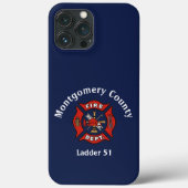 Logo der Feuerabteilung Case-Mate iPhone Hülle (Rückseite)