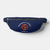 Logo der Feuerabteilung Custom Blue Bauchtasche (Ablage )