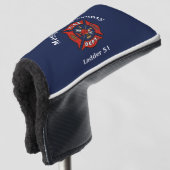 Logo der Feuerabteilung Golf Headcover (3/4 Vorderseite)
