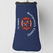 Logo der Feuerabteilung Golf Headcover (Rotieren 90)