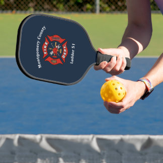 Logo der Feuerabteilung Pickleball Schläger