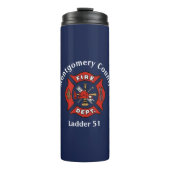 Logo der Feuerabteilung Thermosbecher (Vorderseite)