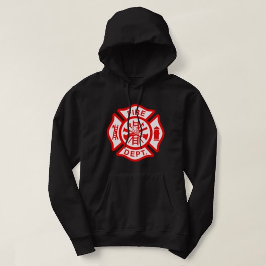 Logo der Feuerabteilung Universelles Symbol für Fi Hoodie (Design vorne)
