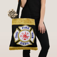 Logo der Feuerwehr Blau und Weißes Abzeichen