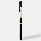 Logo der Feuerwehr Gold und Abzeichen Case-Mate iPhone Hülle (Rückseite / Links)