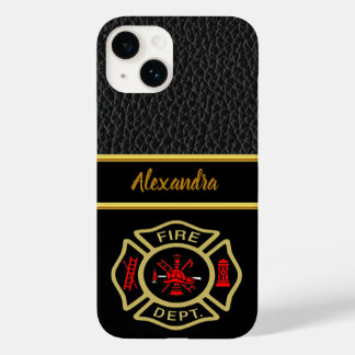 Logo der Feuerwehr Gold und Abzeichen Case-Mate iPhone 14 Hülle