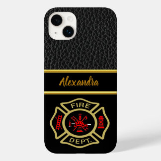 Logo der Feuerwehr Gold und Abzeichen Case-Mate iPhone 14 Plus Hülle