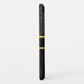 Logo der Feuerwehr Gold und Abzeichen Case-Mate iPhone Hülle (Hinten/Links)