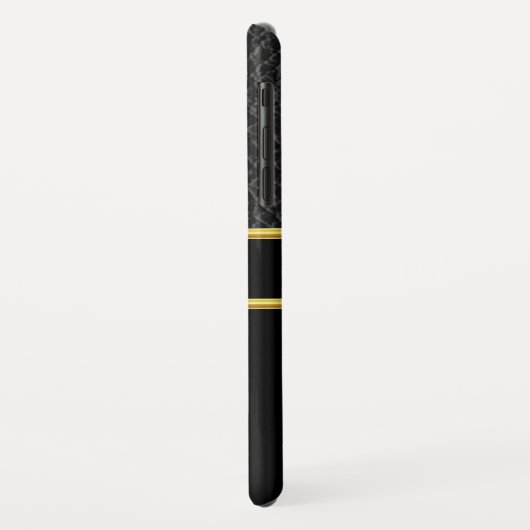 Logo der Feuerwehr Gold und Abzeichen Case-Mate iPhone Hülle (Hinten/Links)