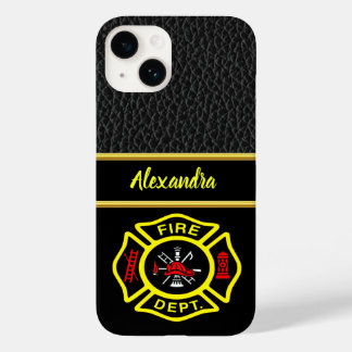 Logo der Feuerwehr Schwarz-Gelb-Abzeichen Case-Mate iPhone 14 Hülle
