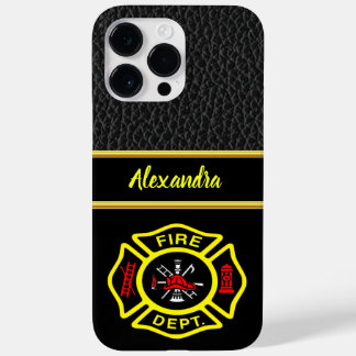 Logo der Feuerwehr Schwarz-Gelb-Abzeichen Case-Mate iPhone 14 Pro Max Hülle