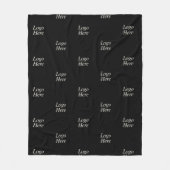 Logo der Firma "Black Color" Fleecedecke (Vorderseite)