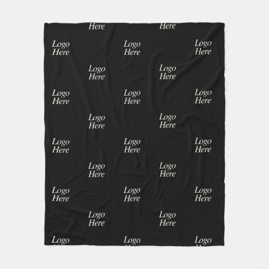 Logo der Firma "Black Color" Fleecedecke (Vorderseite)