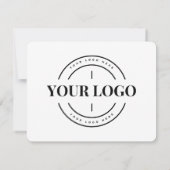 Logo der Firma Custom Business Company - Vielen Da Einladung (Rückseite)