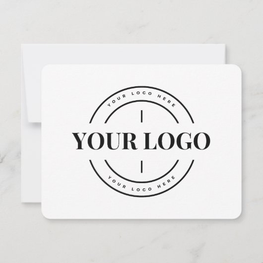 Logo der Firma Custom Business Company - Vielen Da Einladung (Rückseite)