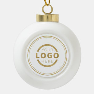 Logo der Firma Custom Color Weihnachten Elegantes  Keramik Kugel-Ornament