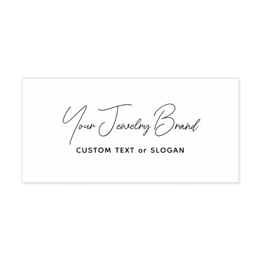 Logo der Firma Custom Simple Script Juwelier Busin Permastempel (Design)