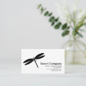 Logo der Firma Dragonfly Pest Kontrolle Visitenkarte (Stehend Vorderseite)