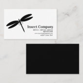 Logo der Firma Dragonfly Pest Kontrolle Visitenkarte (Vorne/Hinten)