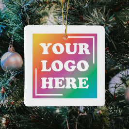 Logo der Firma für Unternehmen - Weihnachten Keramikornament