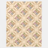 Logo der Firma Plush Custom Fleece Blanket (Vorderseite)