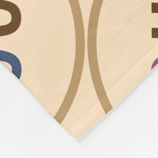 Logo der Firma Plush Custom Fleece Blanket (Ecke)