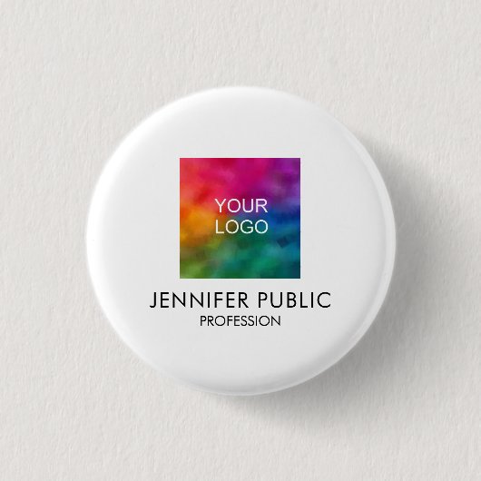 Logo der Firma Unternehmen benutzerdefinierten Hin Button (Vorderseite)