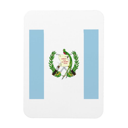 Logo der Flagge von Guatemala Magnet (Vertikal)