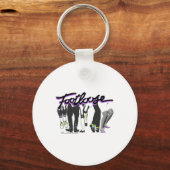 Logo der Footlose Dancing Feet Schlüsselanhänger (Vorderseite)