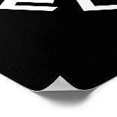 Logo der Galaktischen Föderation Poster (Ecke)