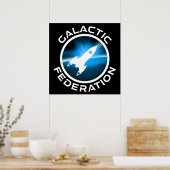 Logo der Galaktischen Föderation Poster (Küche)