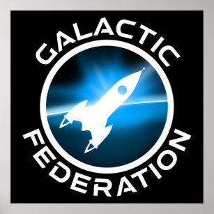 Logo der Galaktischen Föderation Poster
