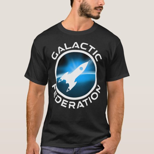 Logo der Galaktischen Föderation T-Shirt (Vorderseite)