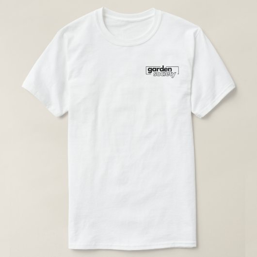 Logo der Garten Gesellschaft T-Shirt (Design vorne)
