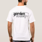 Logo der Garten Gesellschaft T-Shirt (Rückseite)