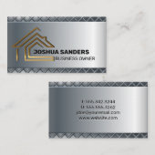 Logo der Gold House Line | Real Anwesen Visitenkarte (Vorne/Hinten)