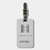 Logo der Graulederfirma Gepäckanhänger (Vorderseite vertikal)