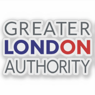Logo der Greater London Authority, England Aufkleber