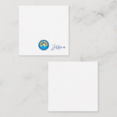 Logo der Grundschule für den Point Fermin Mitteilungskarte (Vorne/Hinten)