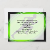 Logo der grünen Fitness Einladung (Rückseite)