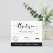 Logo der Haushaltsgesellschaft Vielen Dank für Ihr (Stehend Vorderseite)