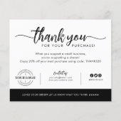 Logo der Haushaltsgesellschaft Vielen Dank für Ihr (Vorderseite)