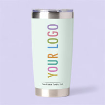 Logo der hellgrünen, isolierten Firma Tumbler