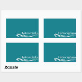 Logo der Hydrocephalus-Assoziation Rechteckiger Aufkleber (Blatt)