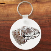 Logo der inneren Kinderkirschenblüte Schlüsselanhänger (Vorderseite)