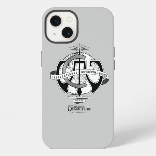 Logo der Internationalen Zaubererkonföderation iPhone Hülle (Rückseite)