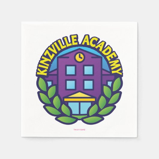 Logo der Kinzville Academy Serviette (Vorderseite)