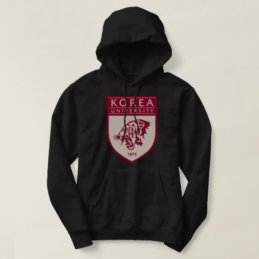 Logo der Korea University (Korean Hangul Kpop) Hoodie (Design vorne)